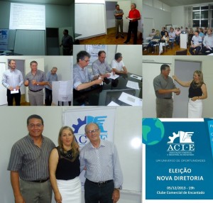 Assembleia de Eleição da Nova Diretoria da ACI-E – Gestão 2014-2016