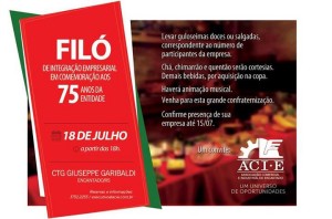 FILÓ DE INTEGRAÇÃO EMPRESARIAL EM COMEMORAÇÃO AOS 75 ANOS DA ENTIDADE