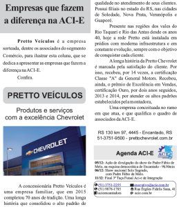 Pretto Veículos faz a diferença na Aci-e
