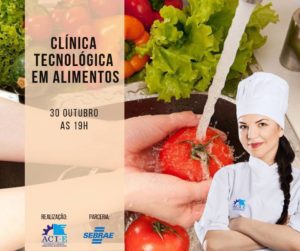 Palestra CLÍNICA TECNOLÓGICA EM ALIMENTOS: Boas práticas de fabricação