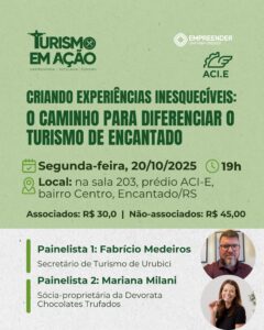 Painel debate criação de experiências para fortalecer o turismo de Encantado