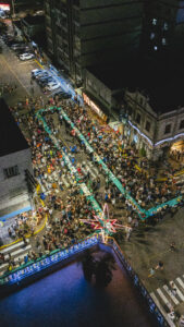 Ceia Comunitária de Ação de Graças atrai 3 mil pessoas ao centro de Encantado